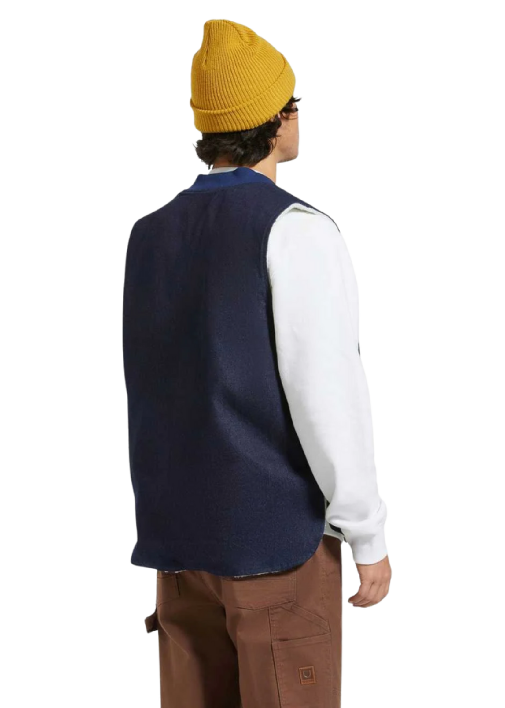 Brixton Men's Builders Abraham Reversible Vest