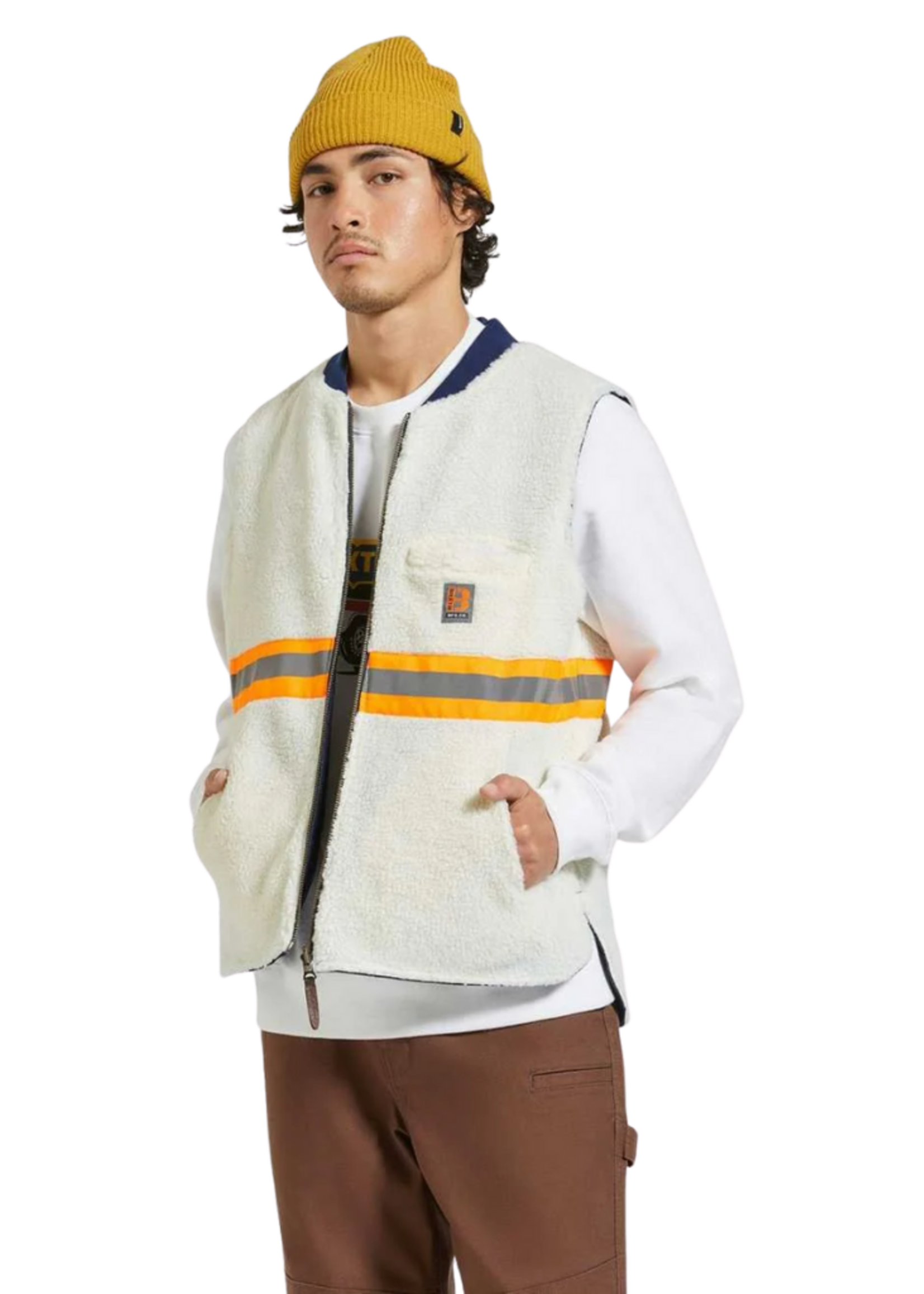 Brixton Men's Builders Abraham Reversible Vest