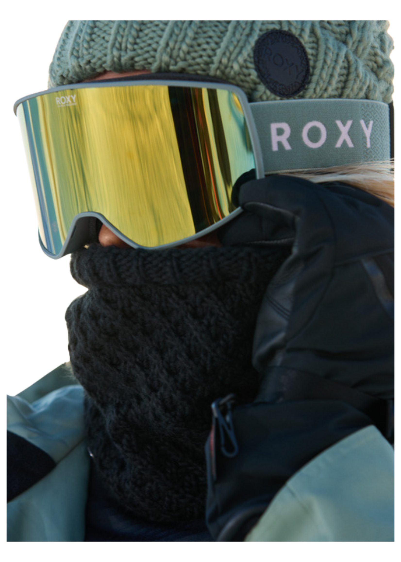 Roxy Women's Blizzard Collar Neck Warmer | Black