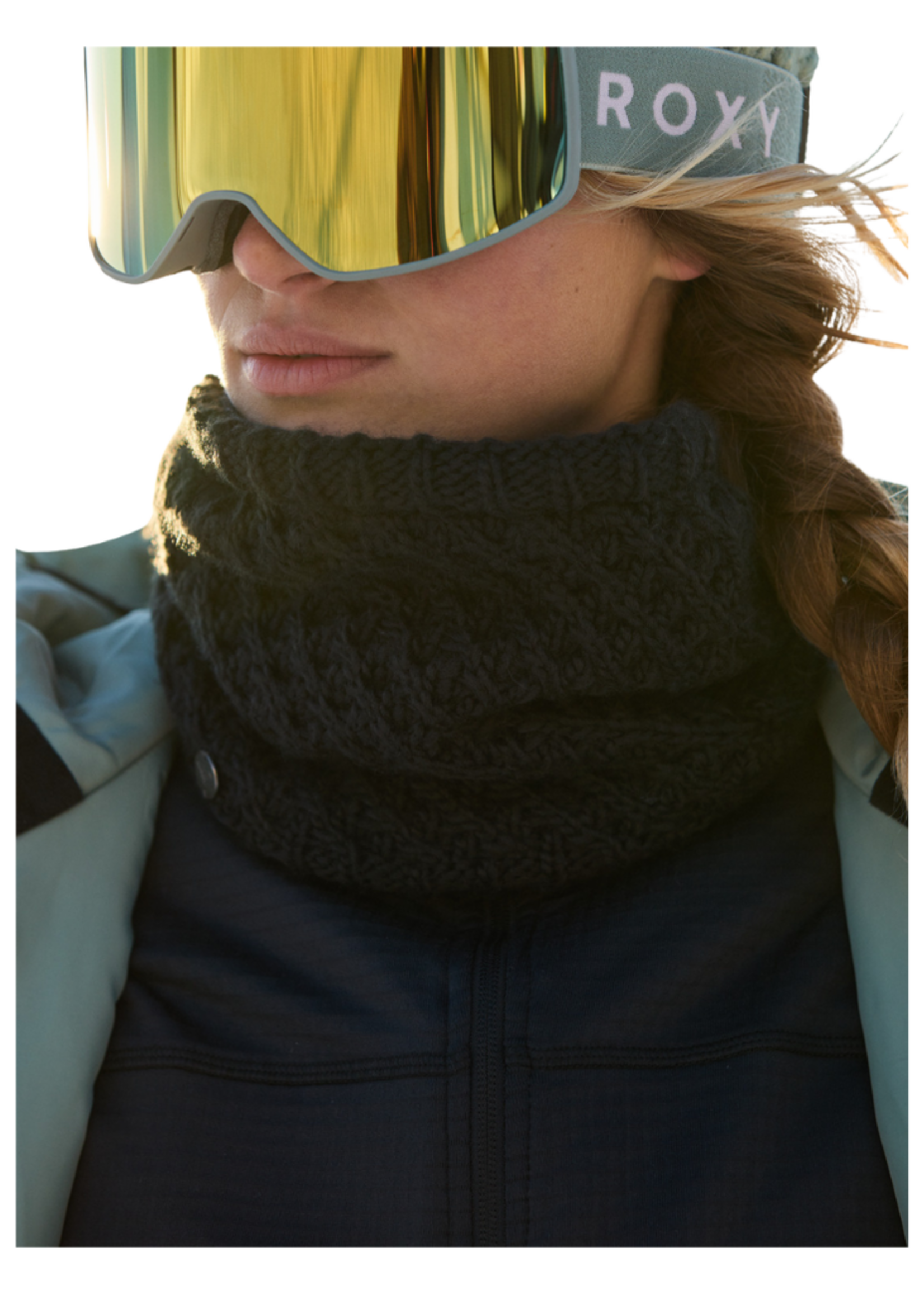 Roxy Women's Blizzard Collar Neck Warmer | Black