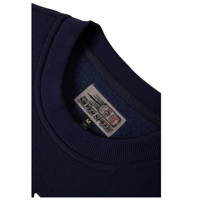 Brixton Men's Coors Light Berm Crewneck Sweater| Navy