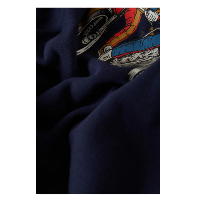 Brixton Men's Coors Light Berm Crewneck Sweater| Navy