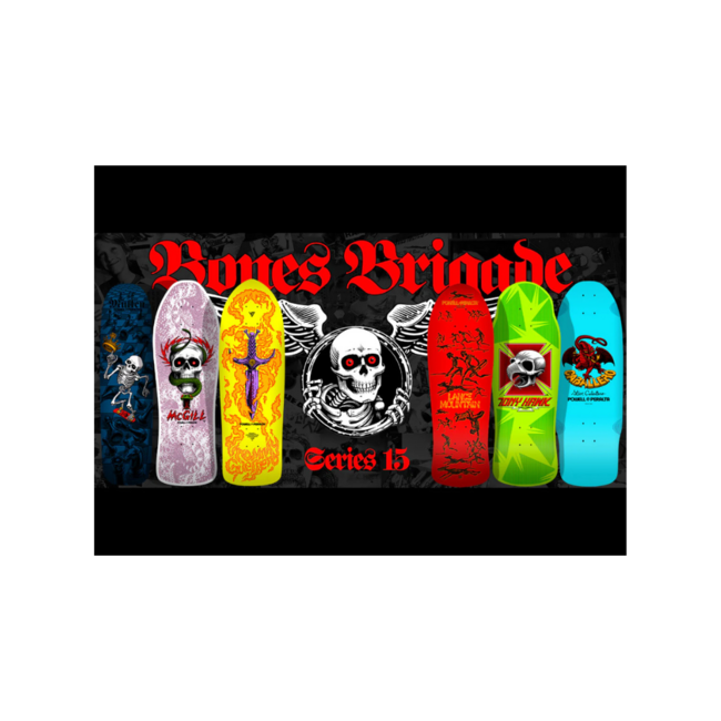 Powell Peralta Bones Brigade 15th Series Tony Hawk Reissue Skateboard Deck