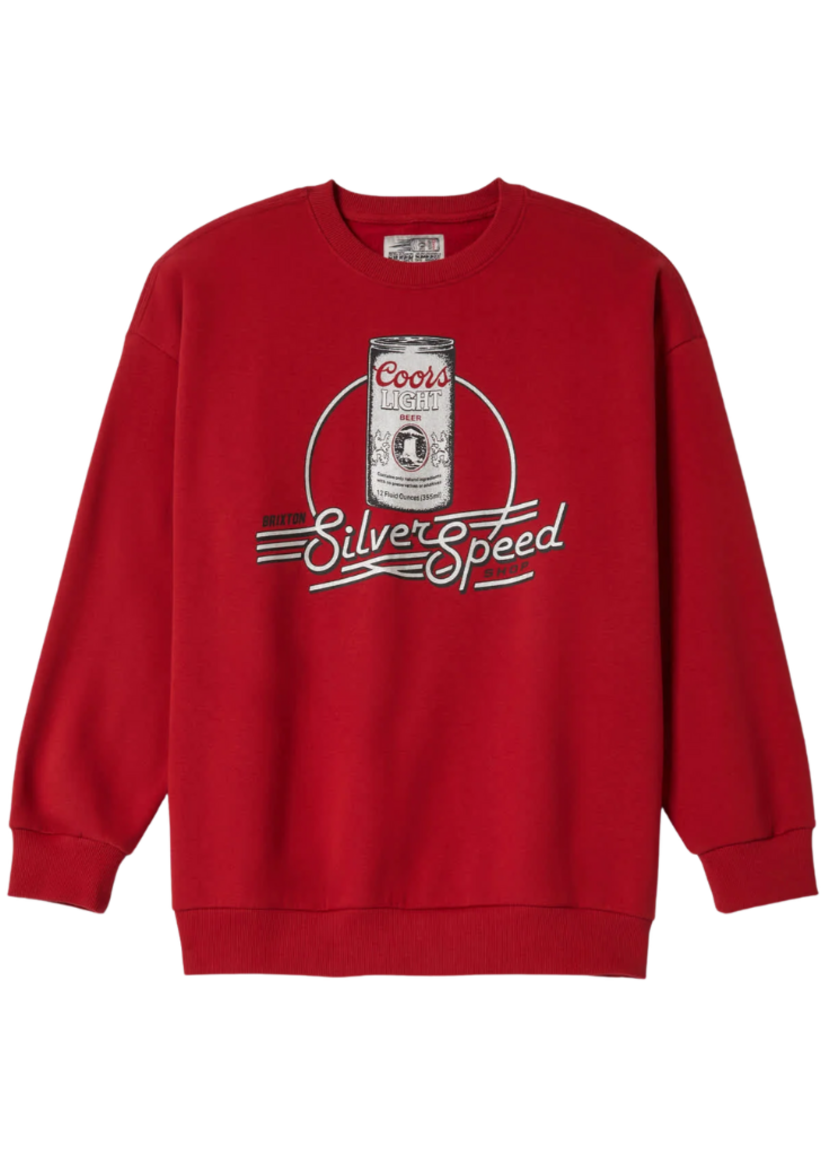 Brixton Women's Coors Light Caster Crewneck Sweater | Red