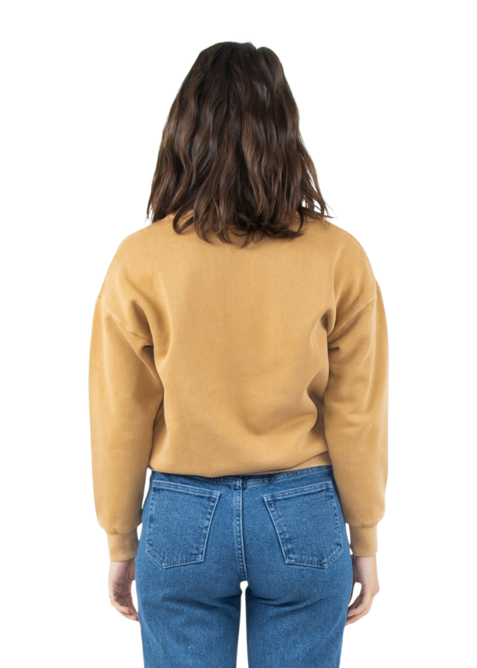 Rusty Women's Lazy Crew Fleece | Coffee