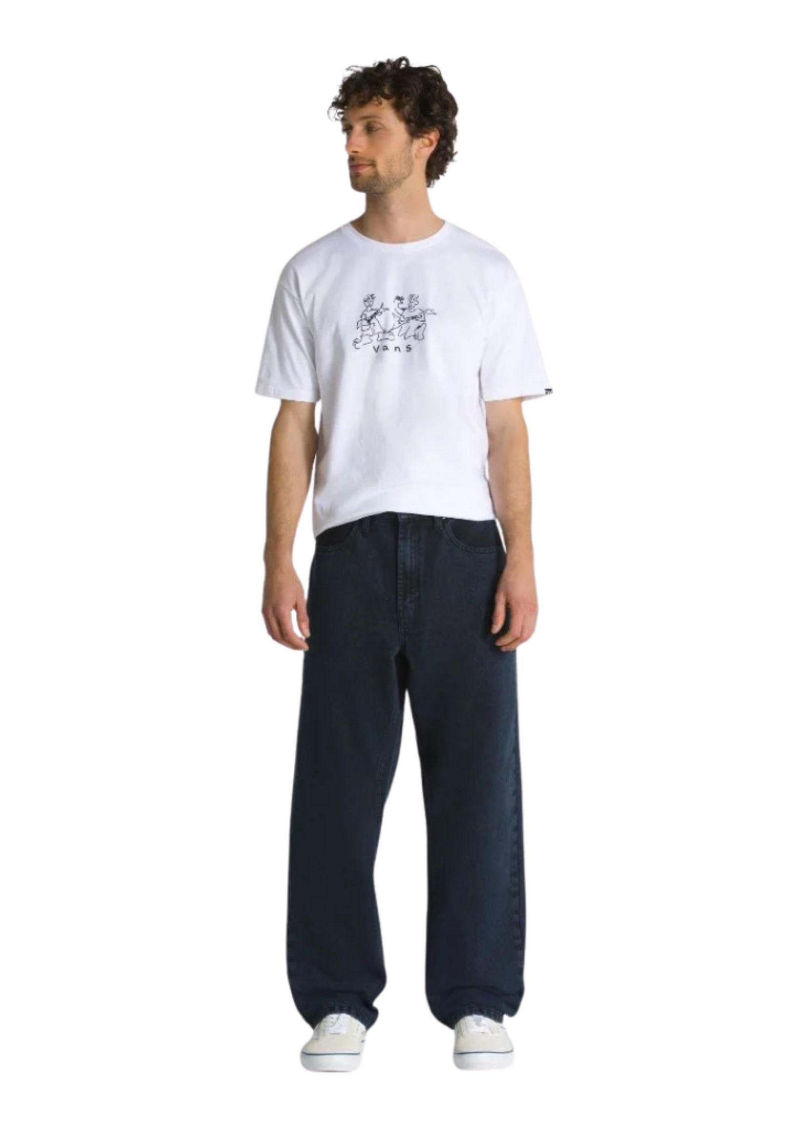 Vans Men's Check-5 Loose Tapered Denim Pant | Dress Blue