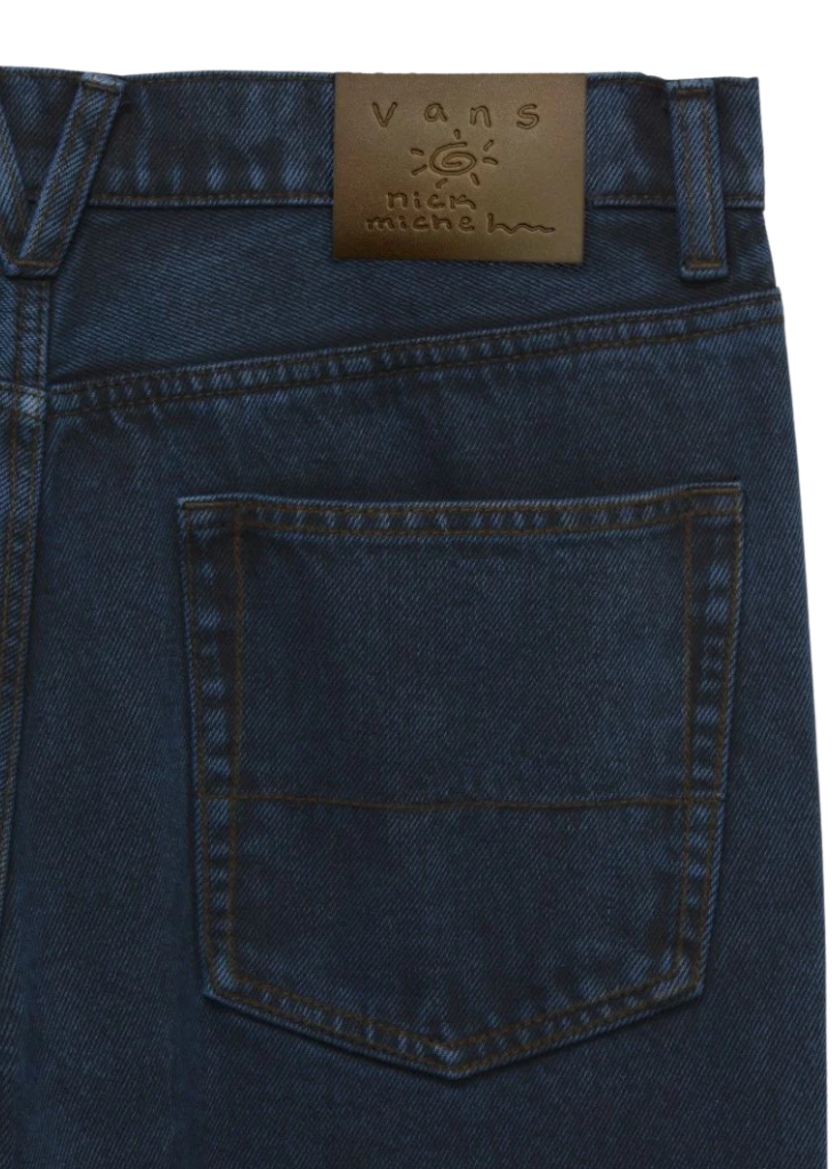 Vans Men's Check-5 Loose Tapered Denim Pant | Dress Blue