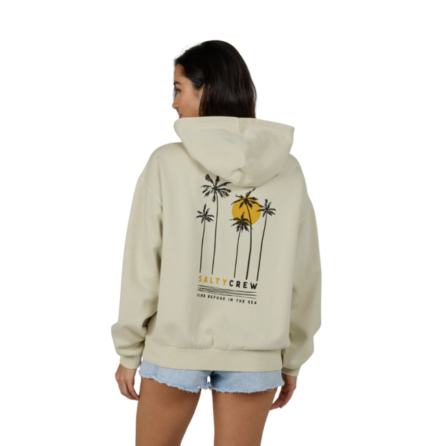 Salty Crew Women's Palms Hoody sweatshirt | Off White