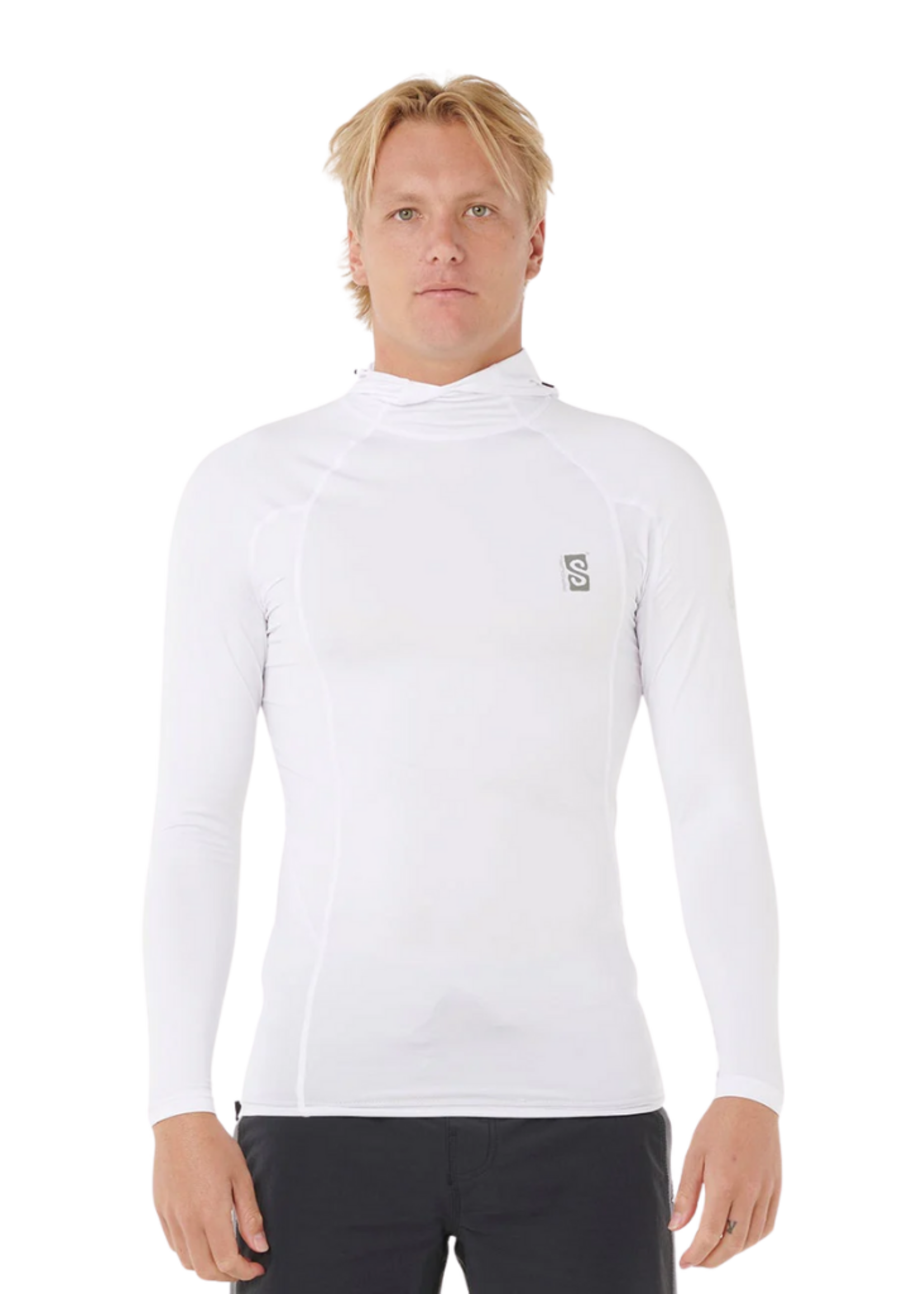 Rip Curl Men's Search UPF 50+ Performance Long Sleeve | White