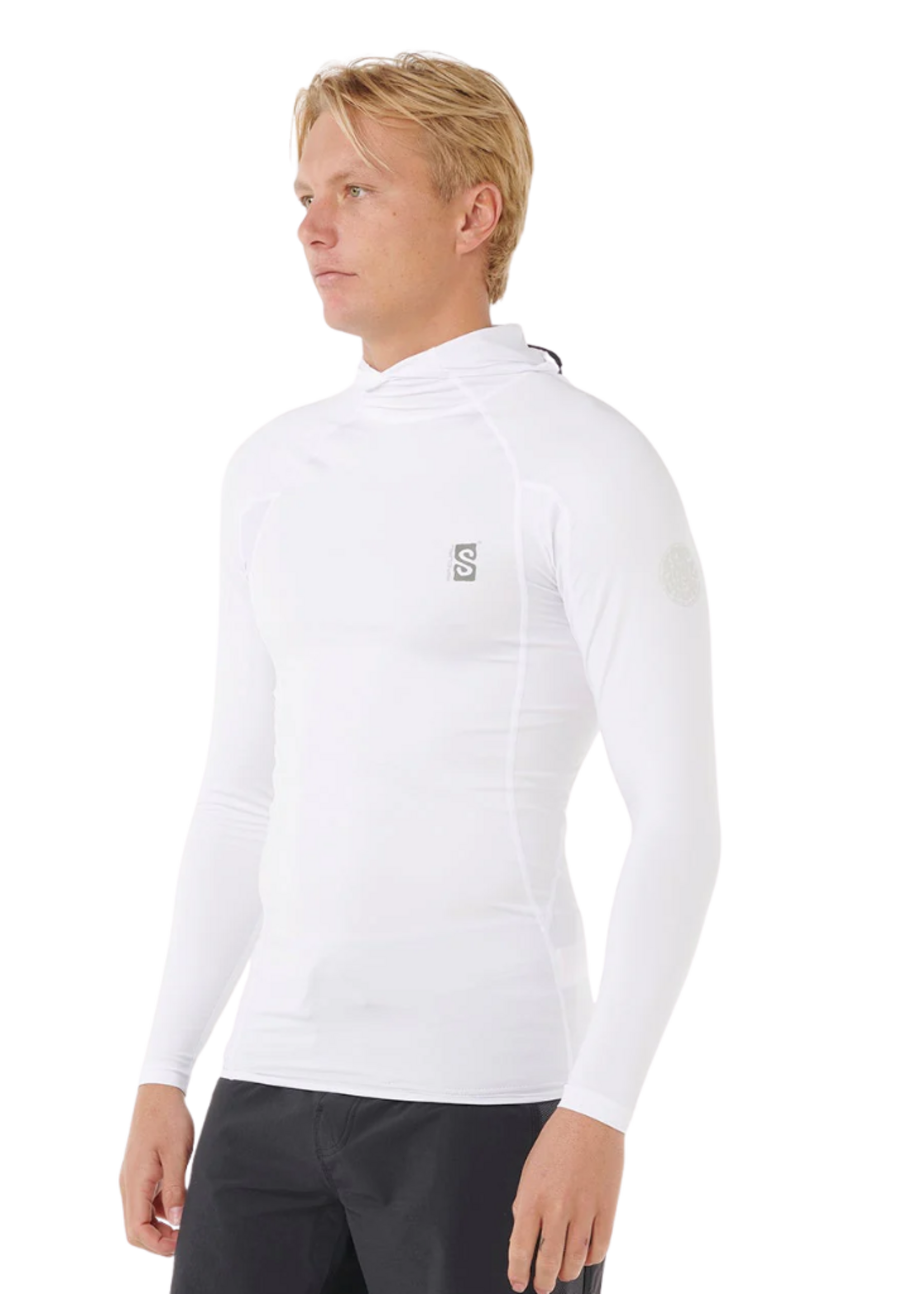 Rip Curl Men's Search UPF 50+ Performance Long Sleeve | White