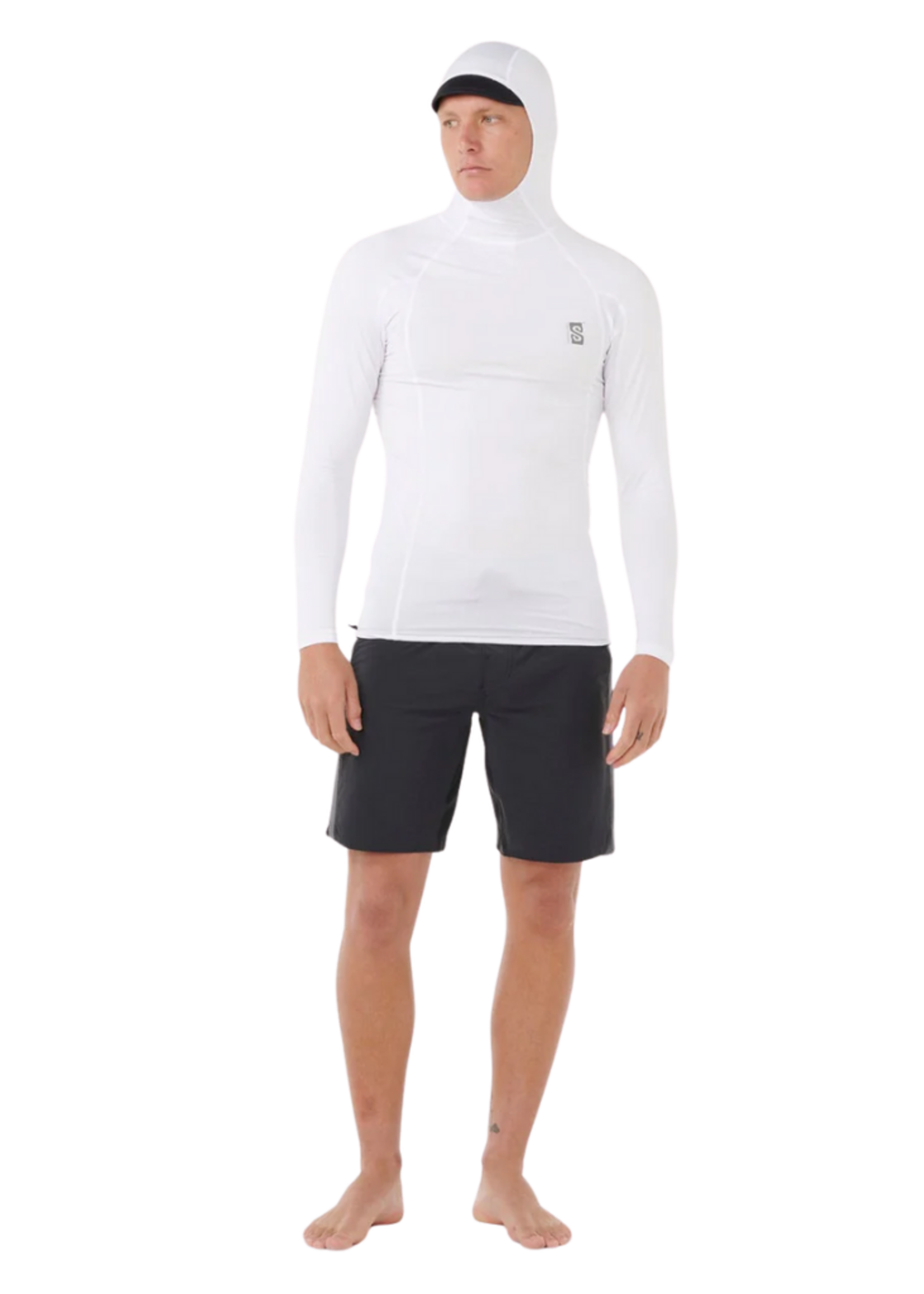 Rip Curl Men's Search UPF 50+ Performance Long Sleeve | White