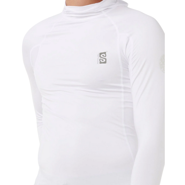 Rip Curl Men's Search UPF 50+ Performance Long Sleeve | White
