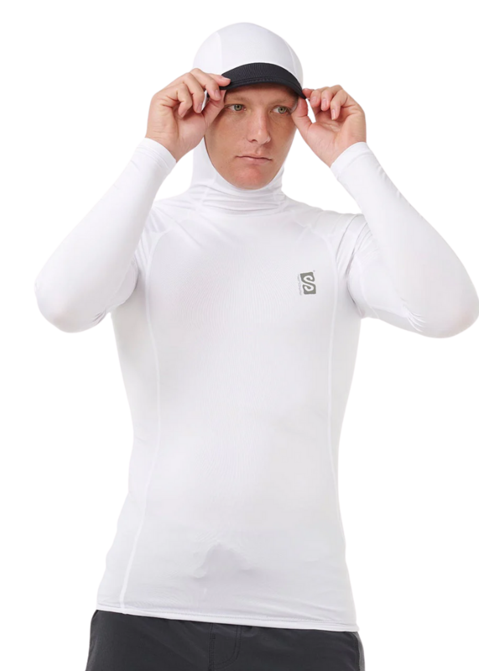 Rip Curl Men's Search UPF 50+ Performance Long Sleeve | White