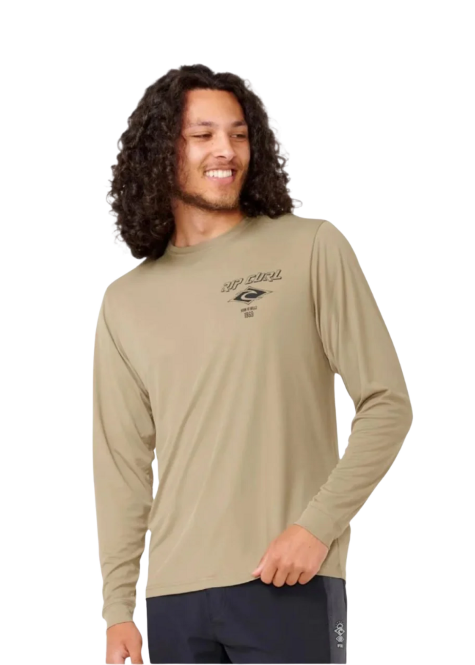 Rip Curl Men's Icons Surflite UPF 50+ Long Sleeve | Washed Moss
