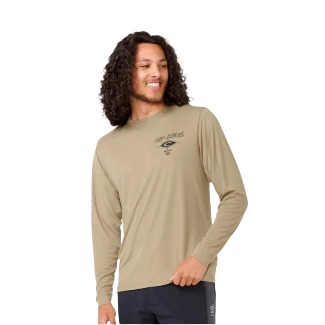 Rip Curl Men's Icons Surflite UPF 50+ Long Sleeve | Washed Moss