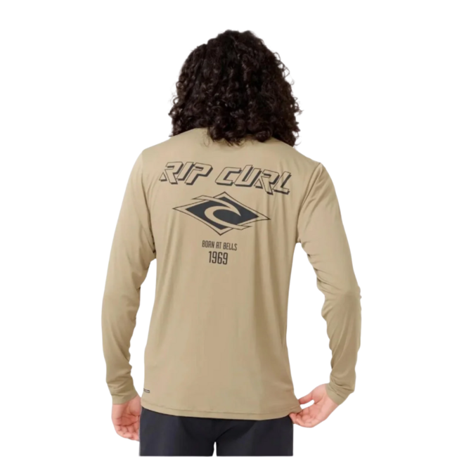 Rip Curl Men's Icons Surflite UPF 50+ Long Sleeve | Washed Moss