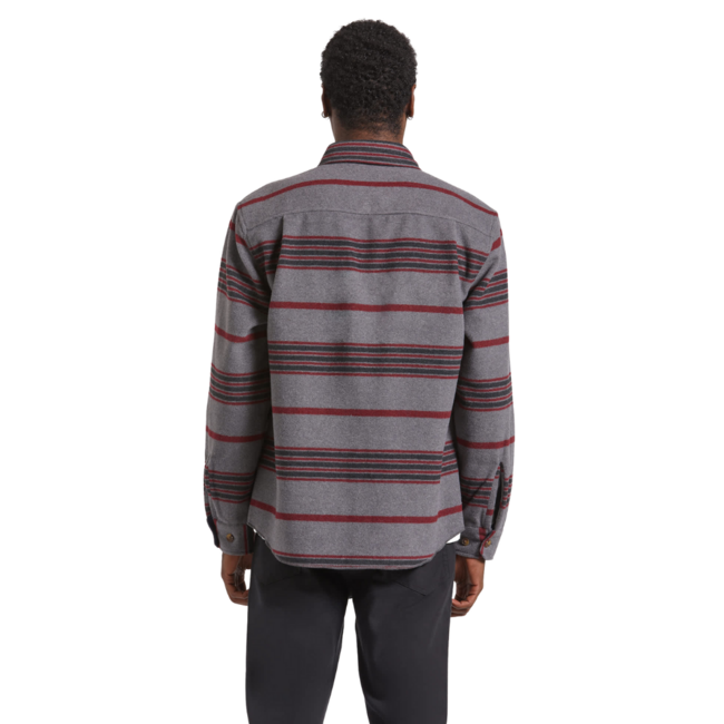 Brixton Men's Altered Threads Overshirt | Multi Blanket Stripe