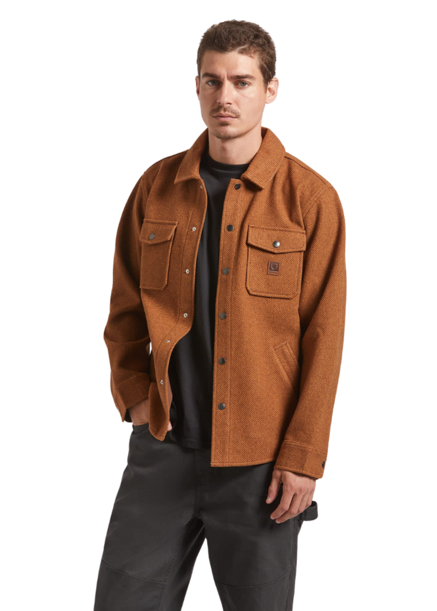 Brixton Men's Durham Brushed Jacket | Brushed Pinecone