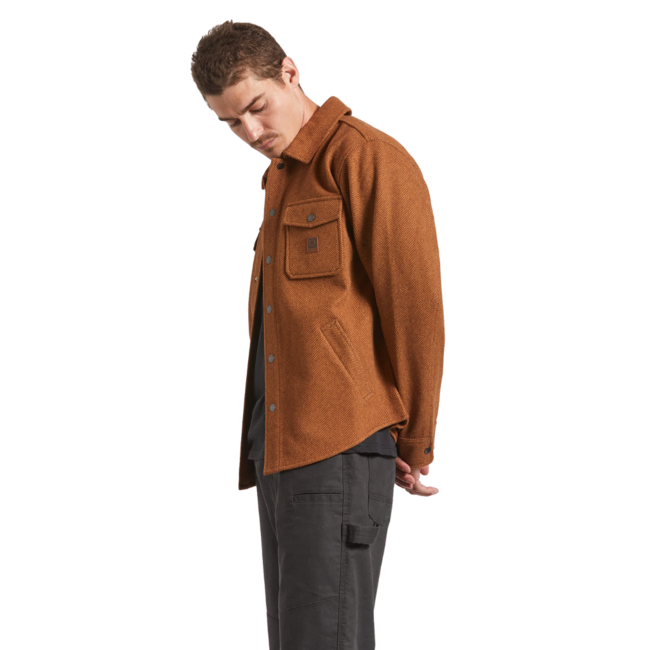 Brixton Men's Durham Brushed Jacket | Brushed Pinecone