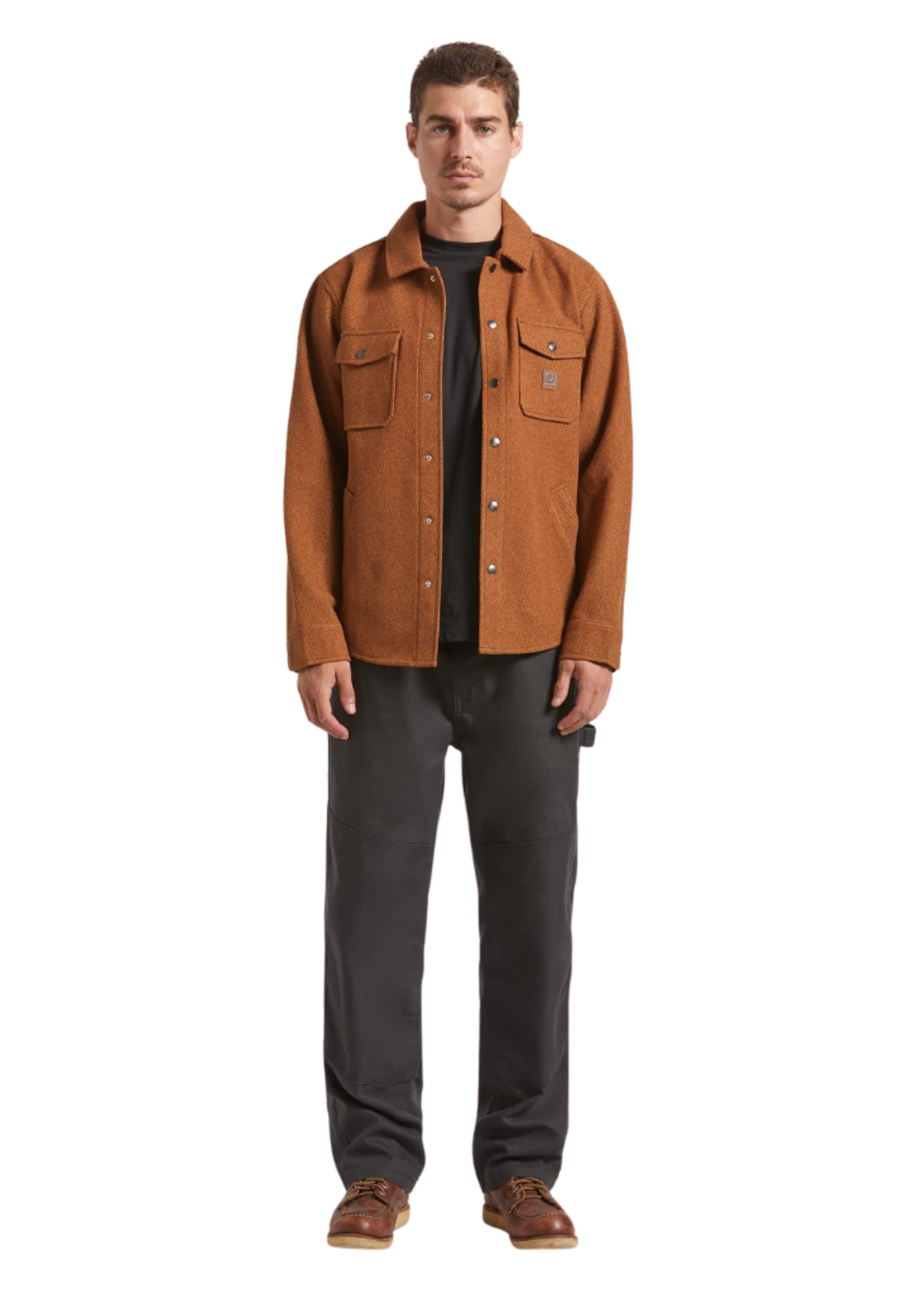 Brixton Men's Durham Brushed Jacket | Brushed Pinecone