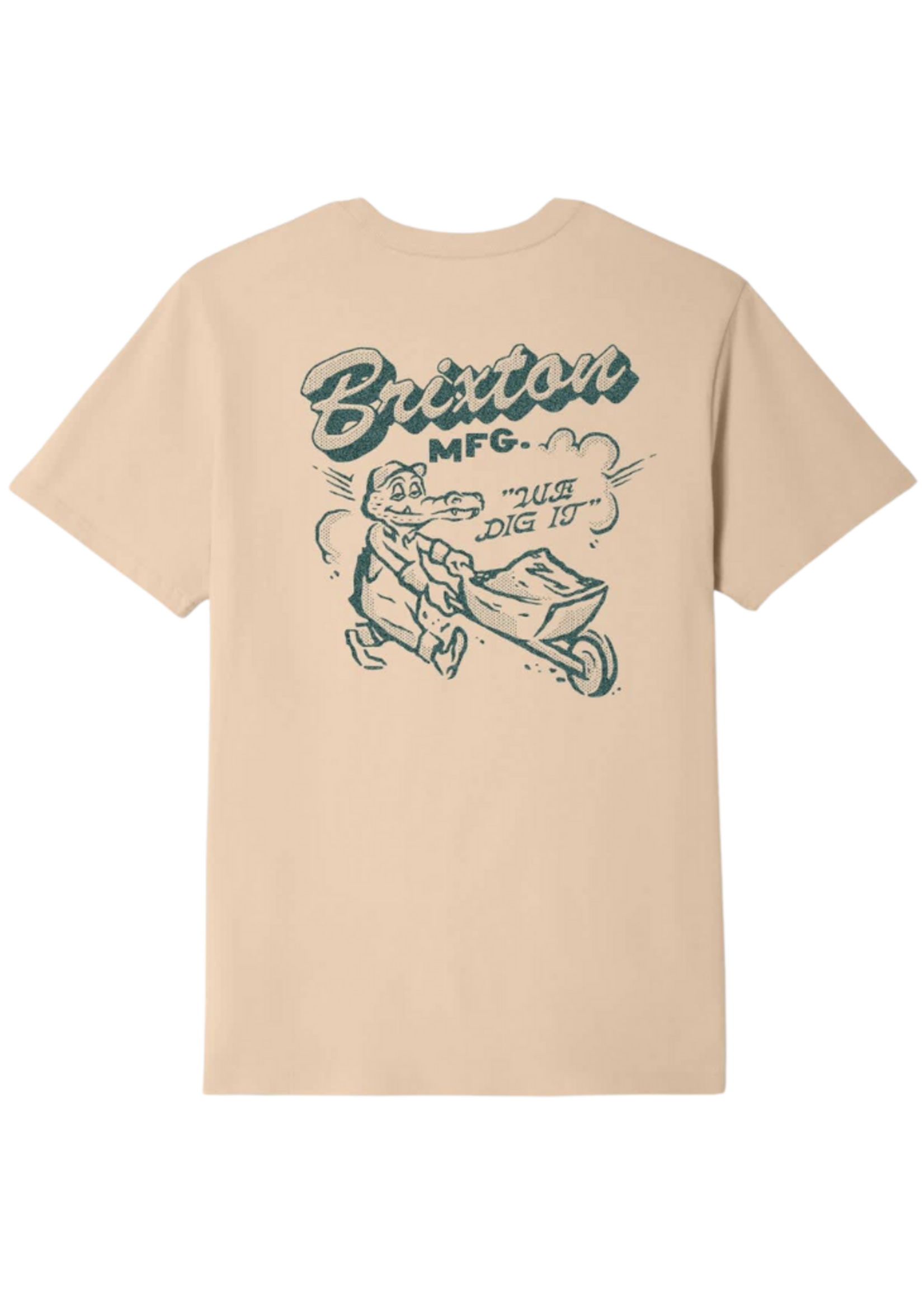 Brixton Men's Dig It Short Sleeve | Cream