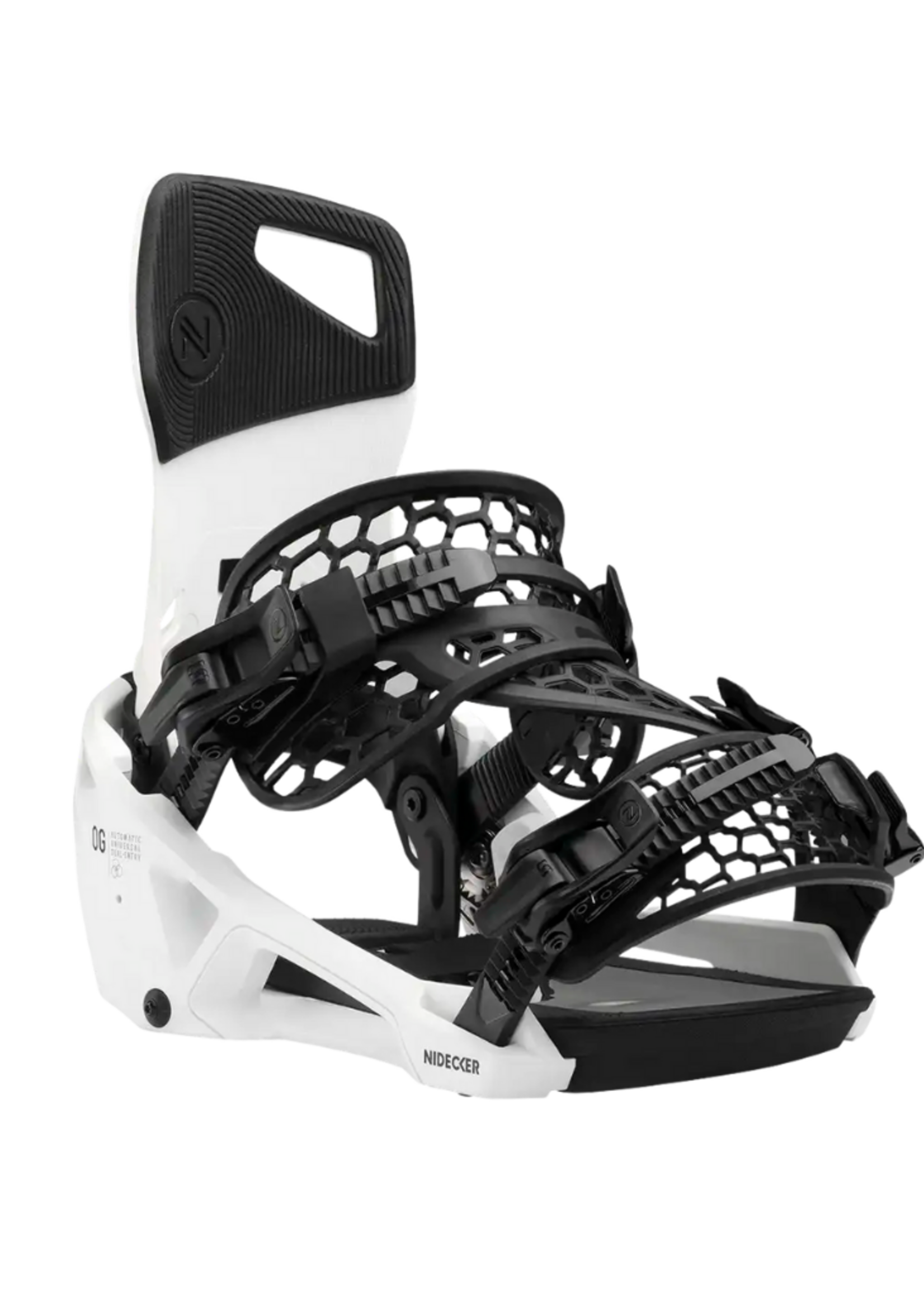 Nidecker OG Supermatic Unisex Snowboard Binding 2026 | White