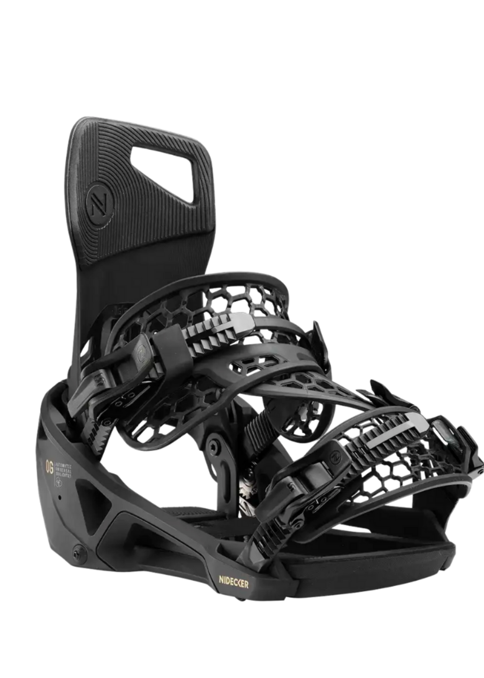 Nidecker OG Supermatic Unisex Snowboard Binding 2026 | Black