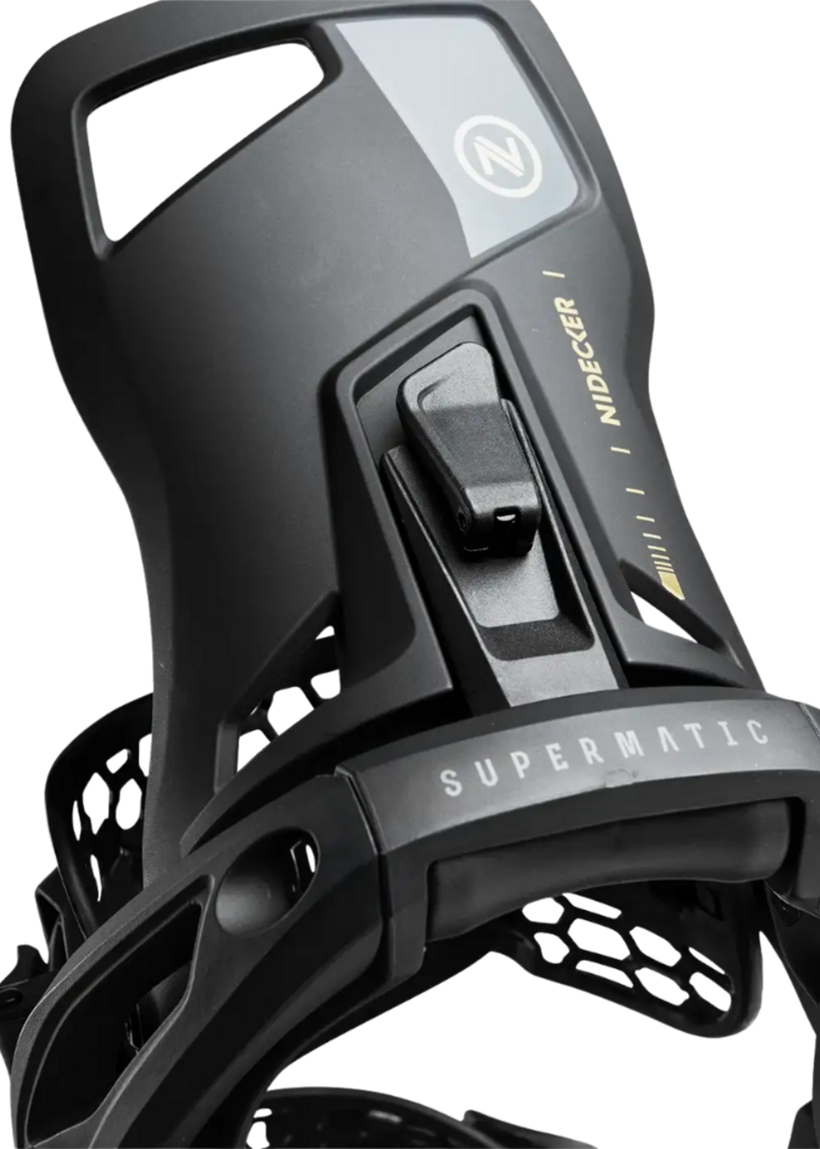 Nidecker OG Supermatic Unisex Snowboard Binding 2026 | Black