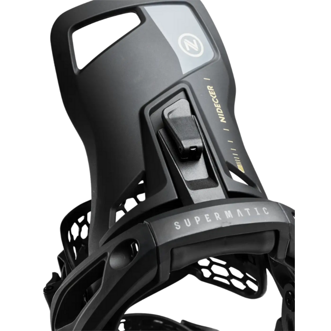 Nidecker OG Supermatic Unisex Snowboard Binding 2026 | Black