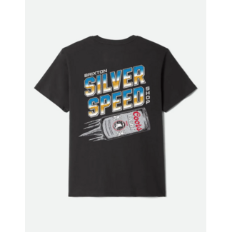 Brixton Coors Light Silver Speed Tee | Black