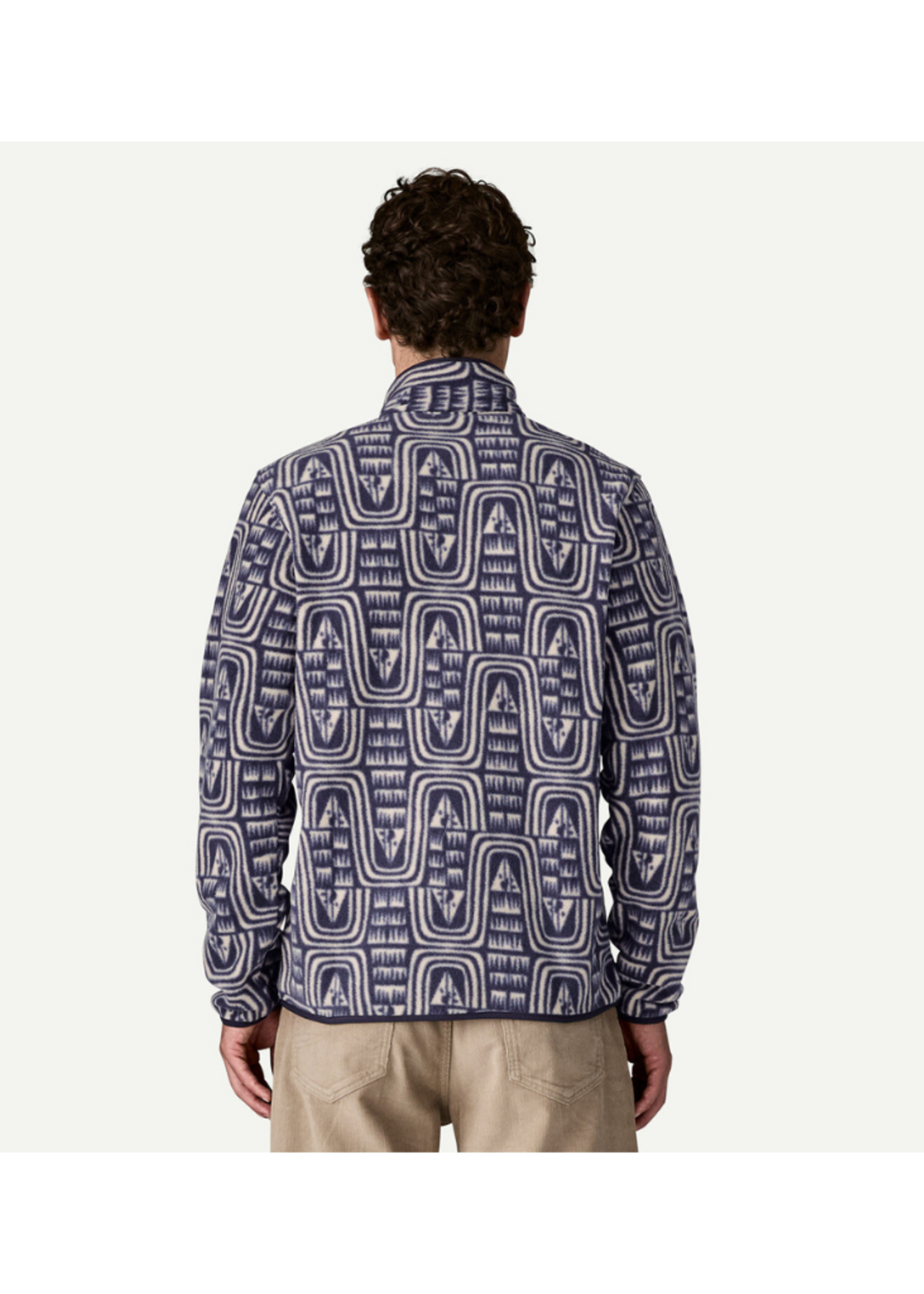 Patagonia M's Lightweight Synchilla Snap-T Pullover | Flow: Sunken Blue