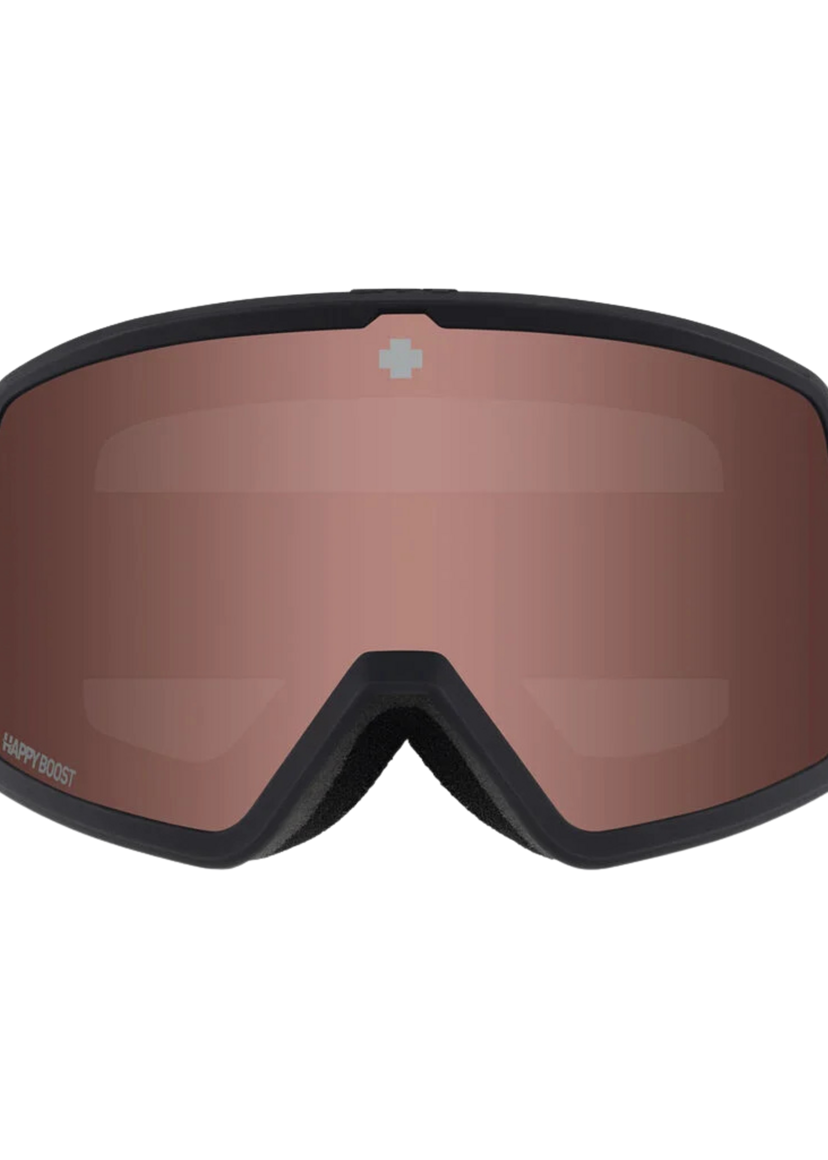 SPY+ MEGALITH Everblack Goggle | Happy Boost LL Coral & Happy LL Yellow