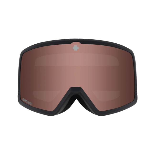 SPY+ MEGALITH Everblack Goggle | Happy Boost LL Coral & Happy LL Yellow