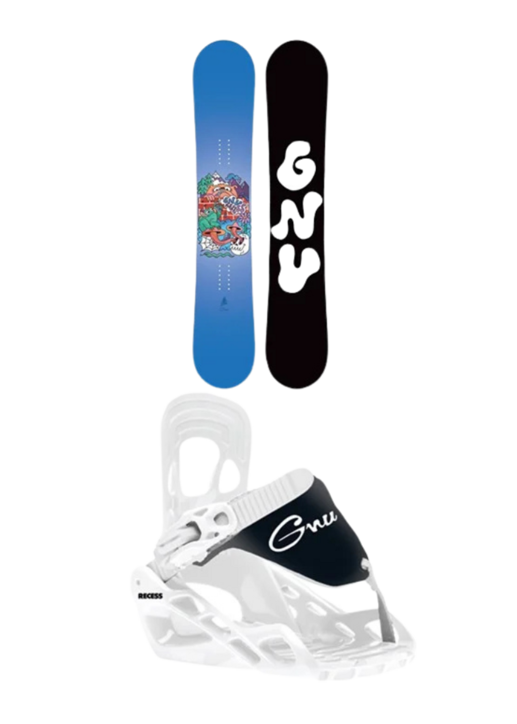 GNU Toddler Recess Package Mini Snowboard kit