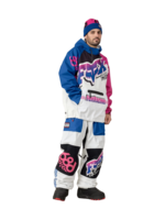 686 Fox Racing Waterproof Hoodie | Fox White Colorblock