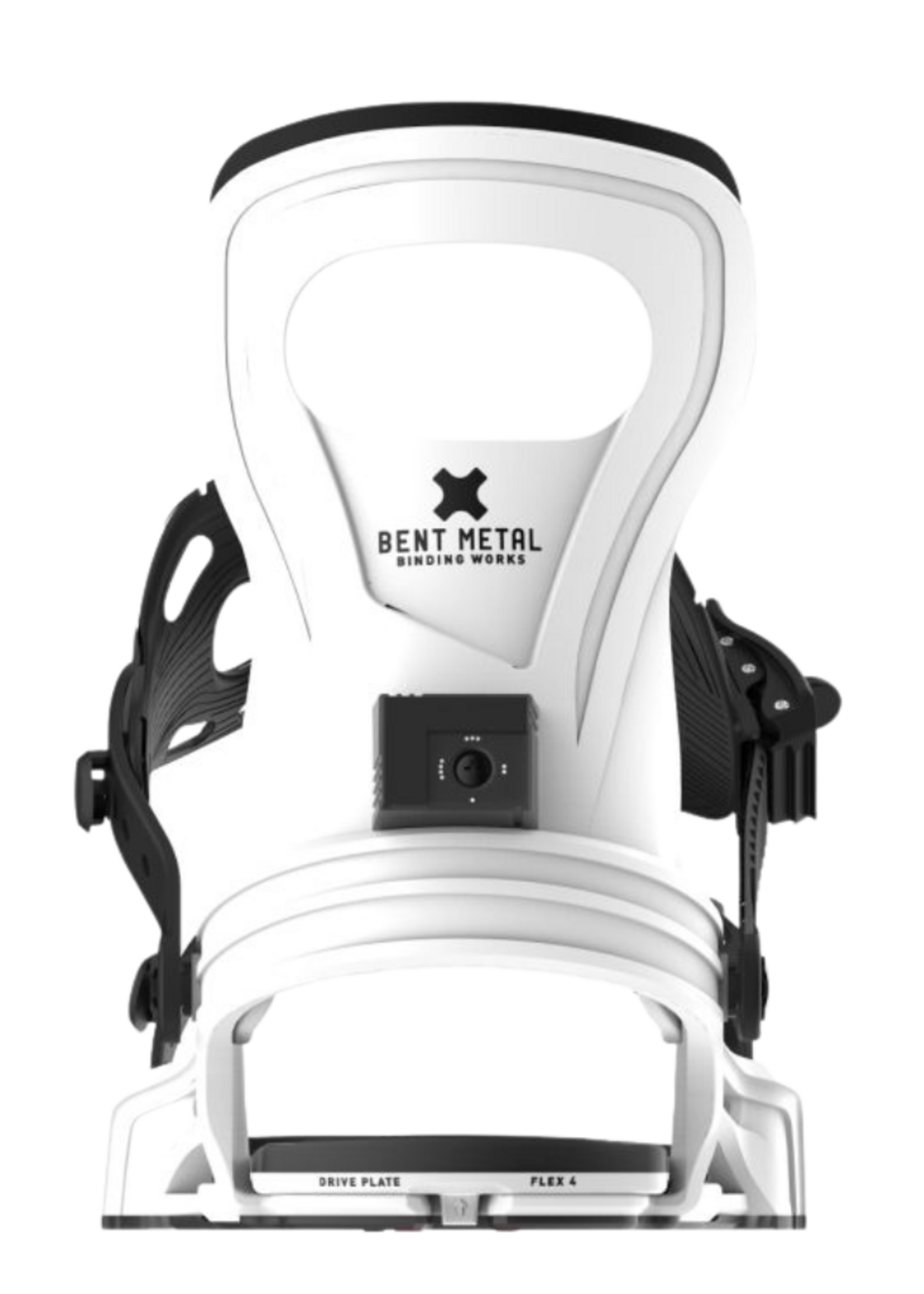 Bent Metal Bolt Snowboard Binding 2026 | White