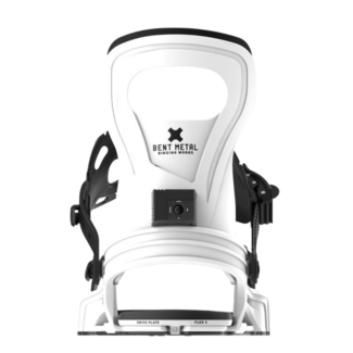 Bent Metal Bolt Snowboard Binding  | White