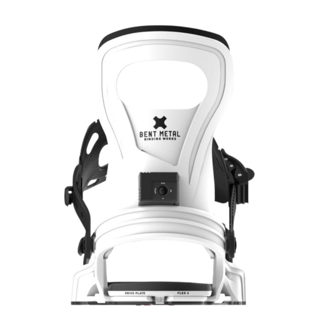 Bent Metal Bolt Snowboard Binding 2026 | White