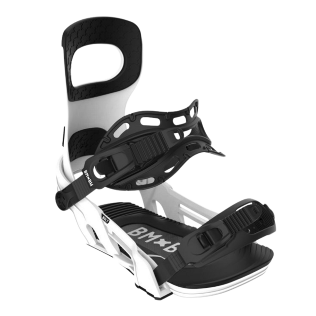 Bent Metal Bolt Snowboard Binding | White