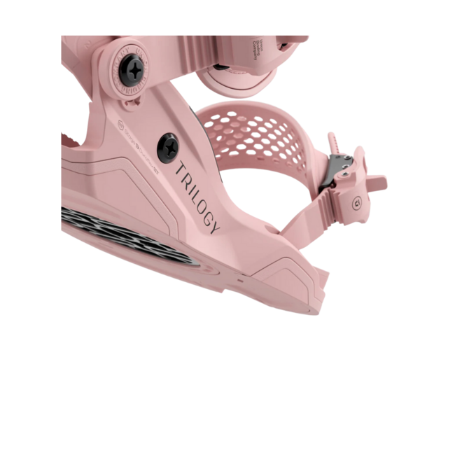 Union Trilogy Women's Snowboard Binding 2026 | Team High Back Rose