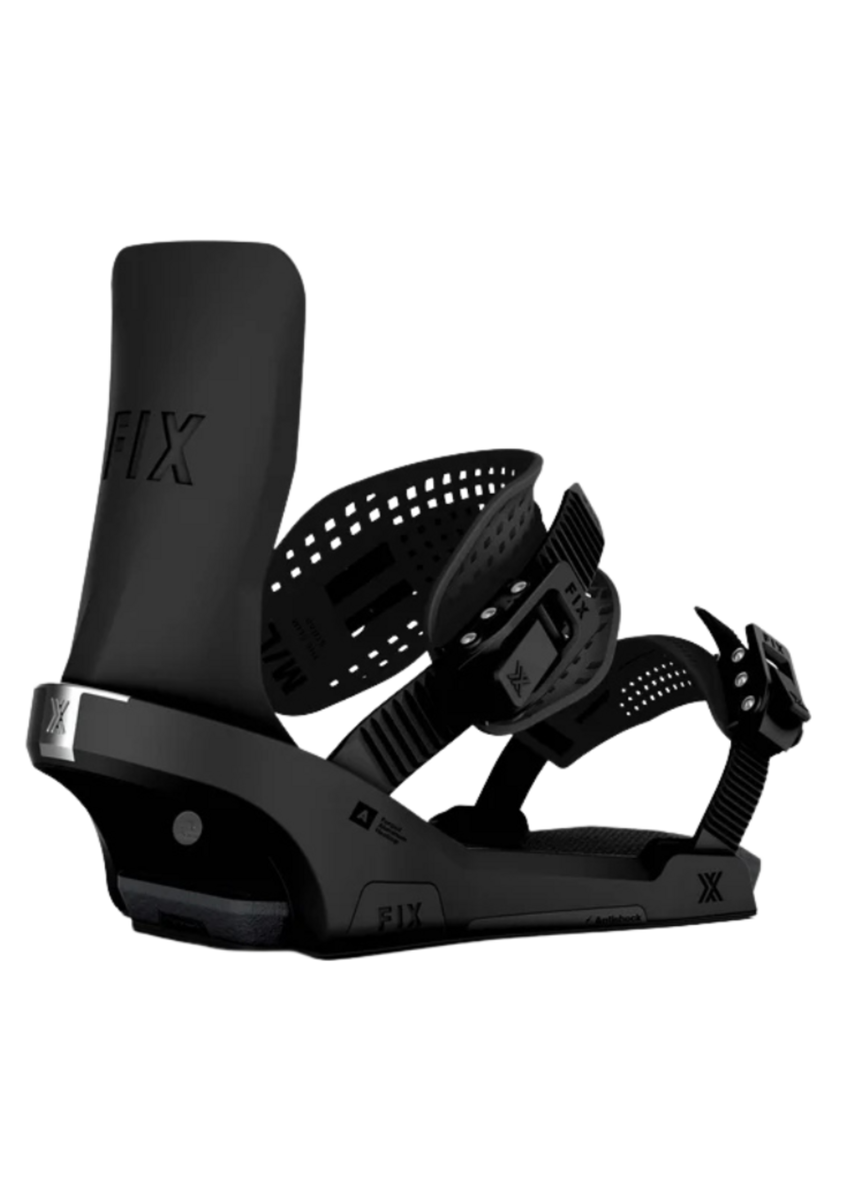 Fix Block 3 Unisex Snowboard Binding 2026 | True Black