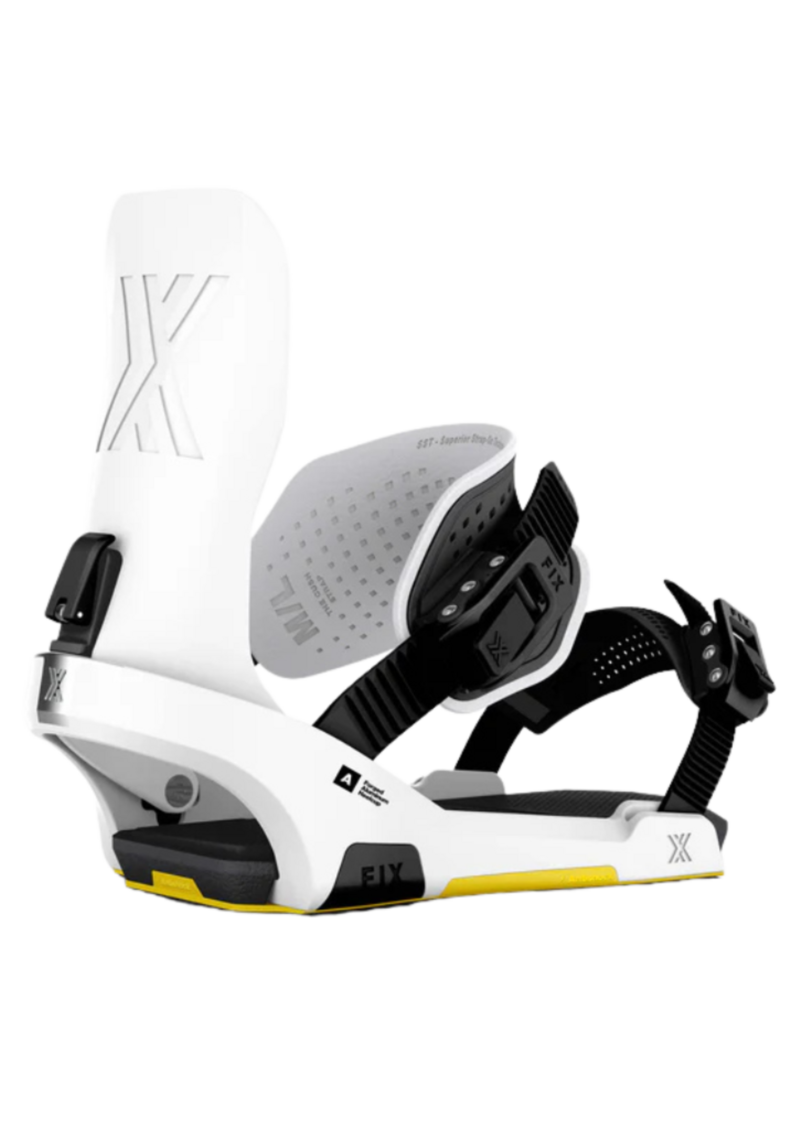 Fix Block 5 Unisex Snowboard Binding 2026 - Frost White
