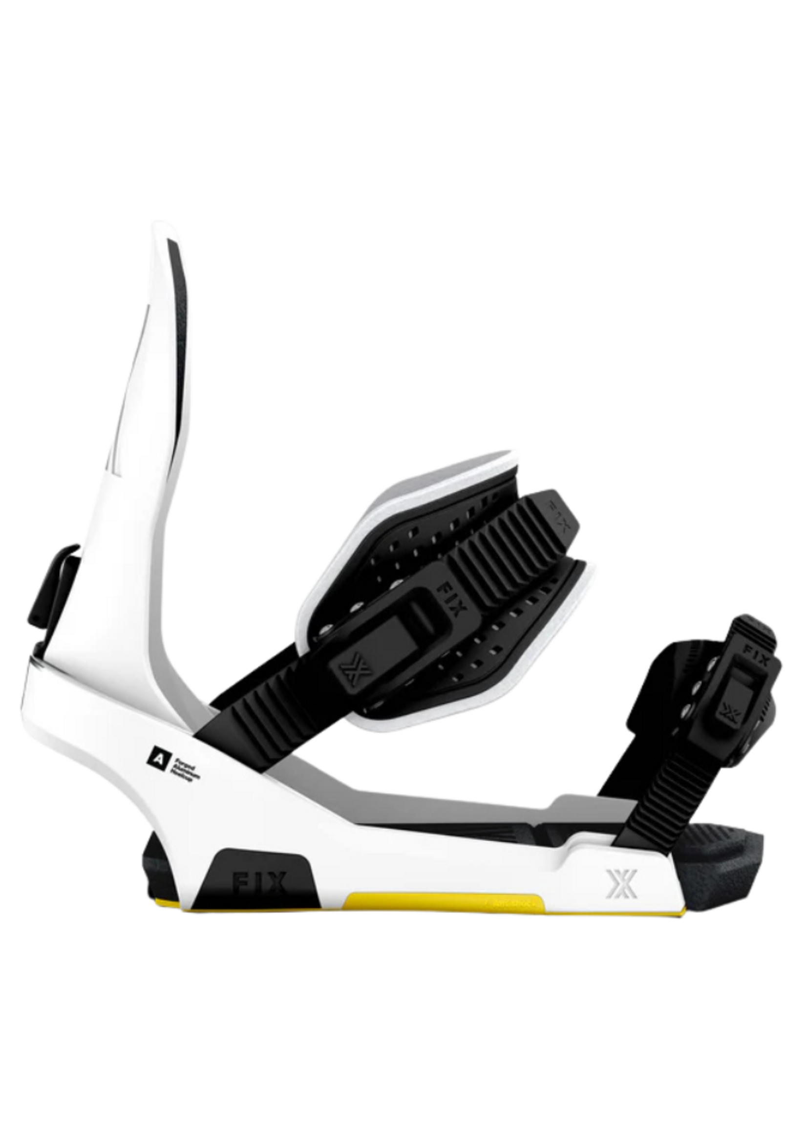 Fix Block 5 Unisex Snowboard Binding 2026 - Frost White
