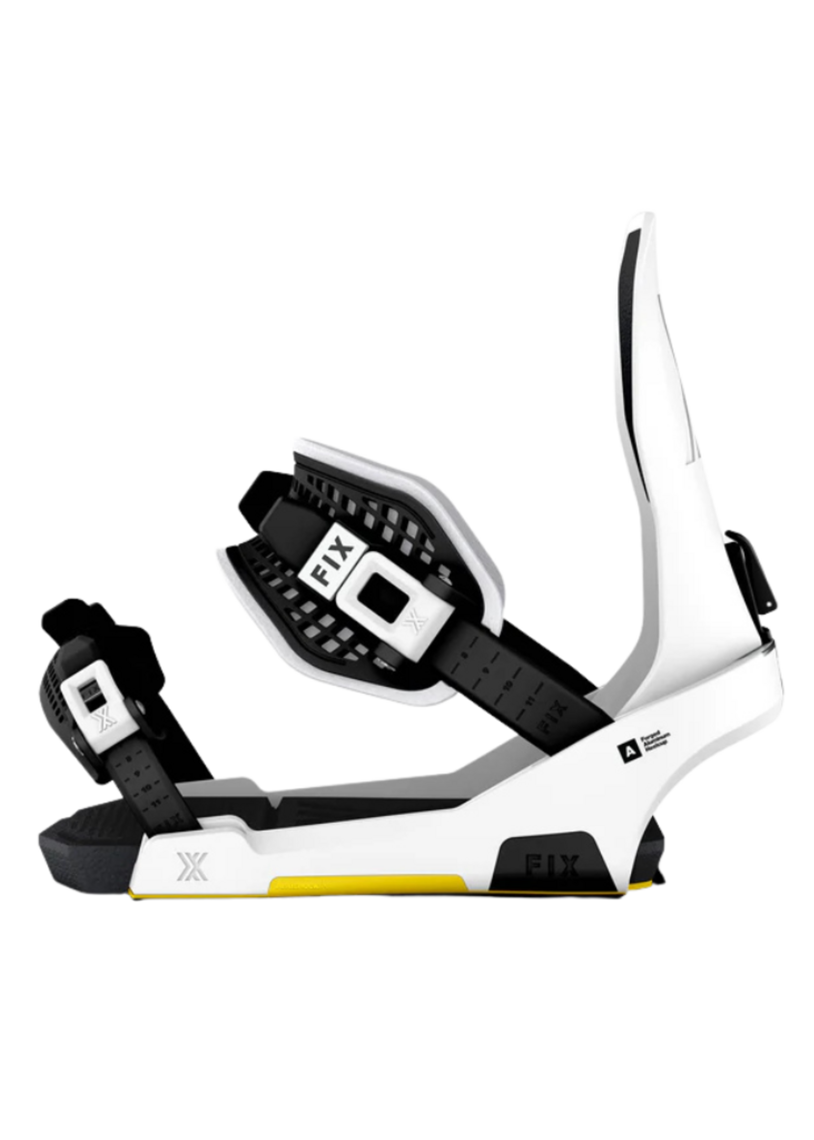 Fix Block 5 Unisex Snowboard Binding 2026 - Frost White