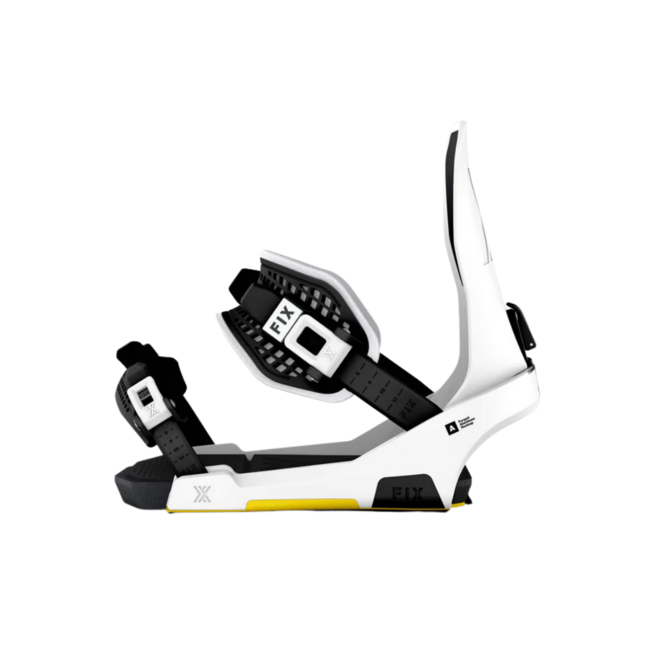 Fix Block 5 Unisex Snowboard Binding 2026 - Frost White