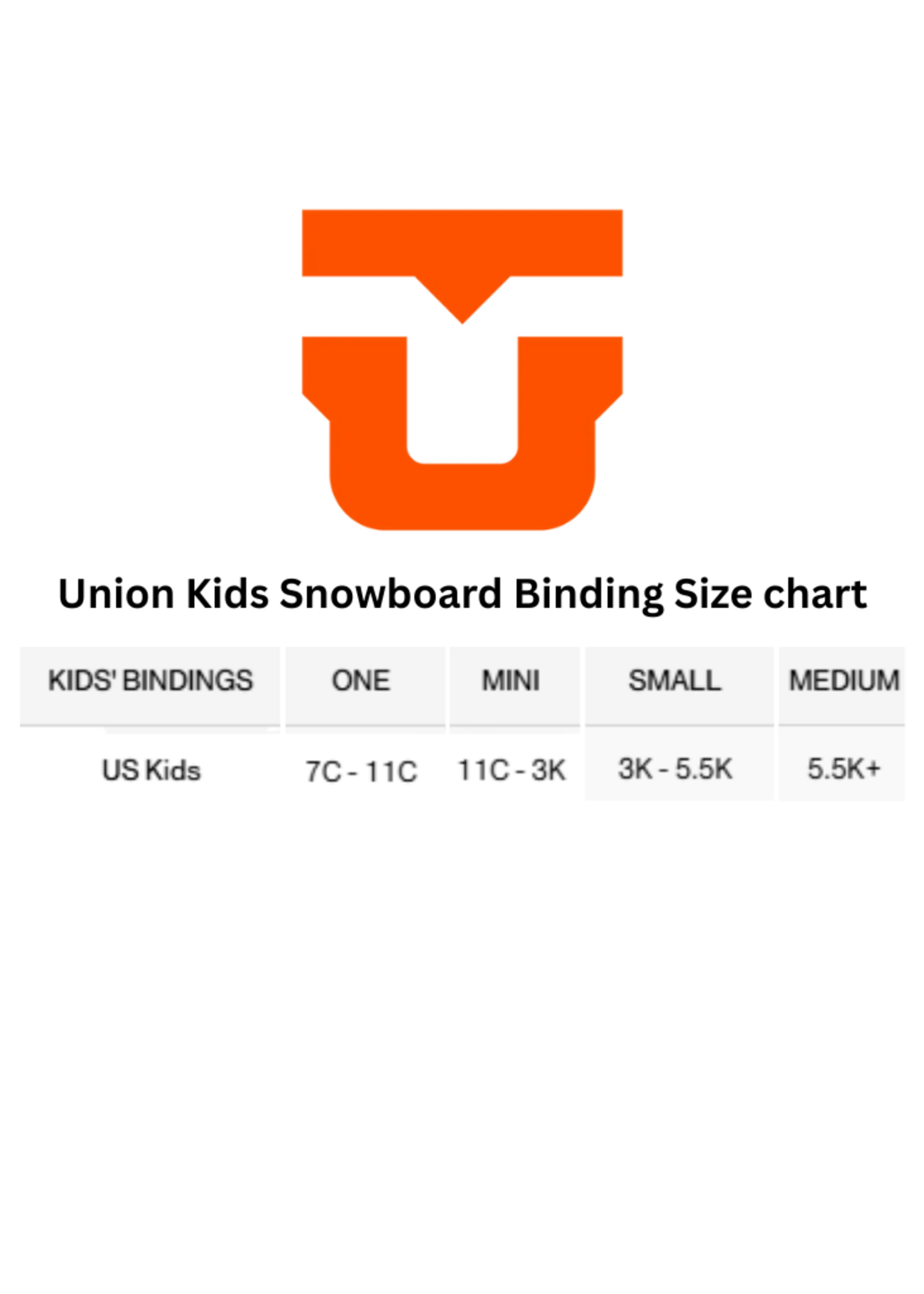 Union Cadet Pro Kids Snowboard Binding 2026 - Black