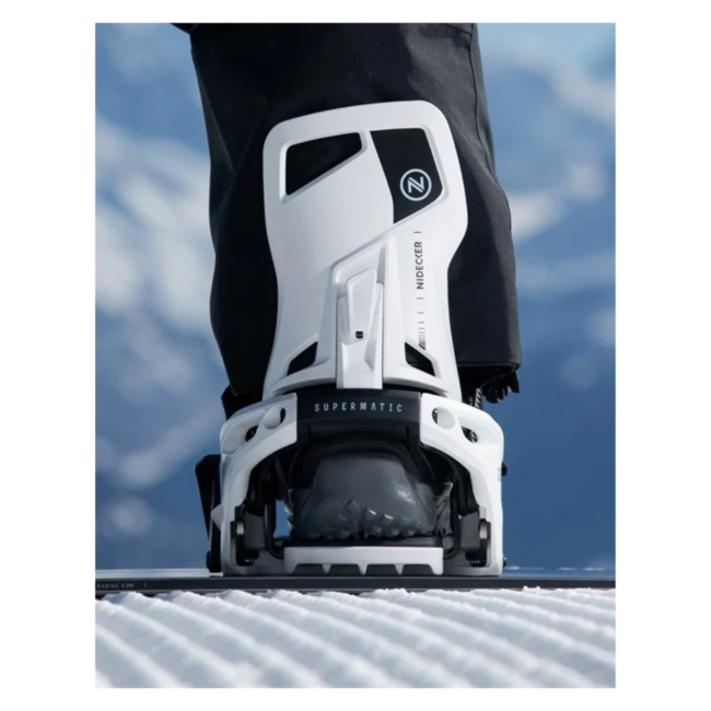 Nidecker OG Supermatic Unisex Snowboard Binding 2026 | White