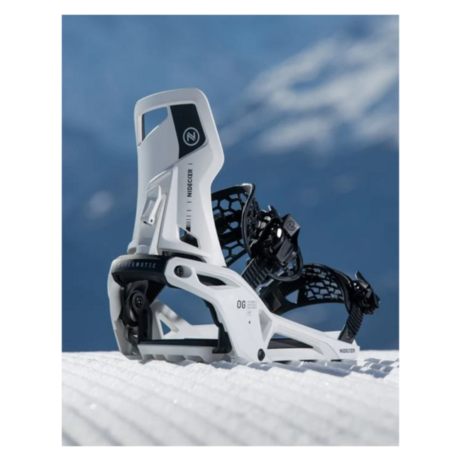 Nidecker OG Supermatic Unisex Snowboard Binding 2026 | White