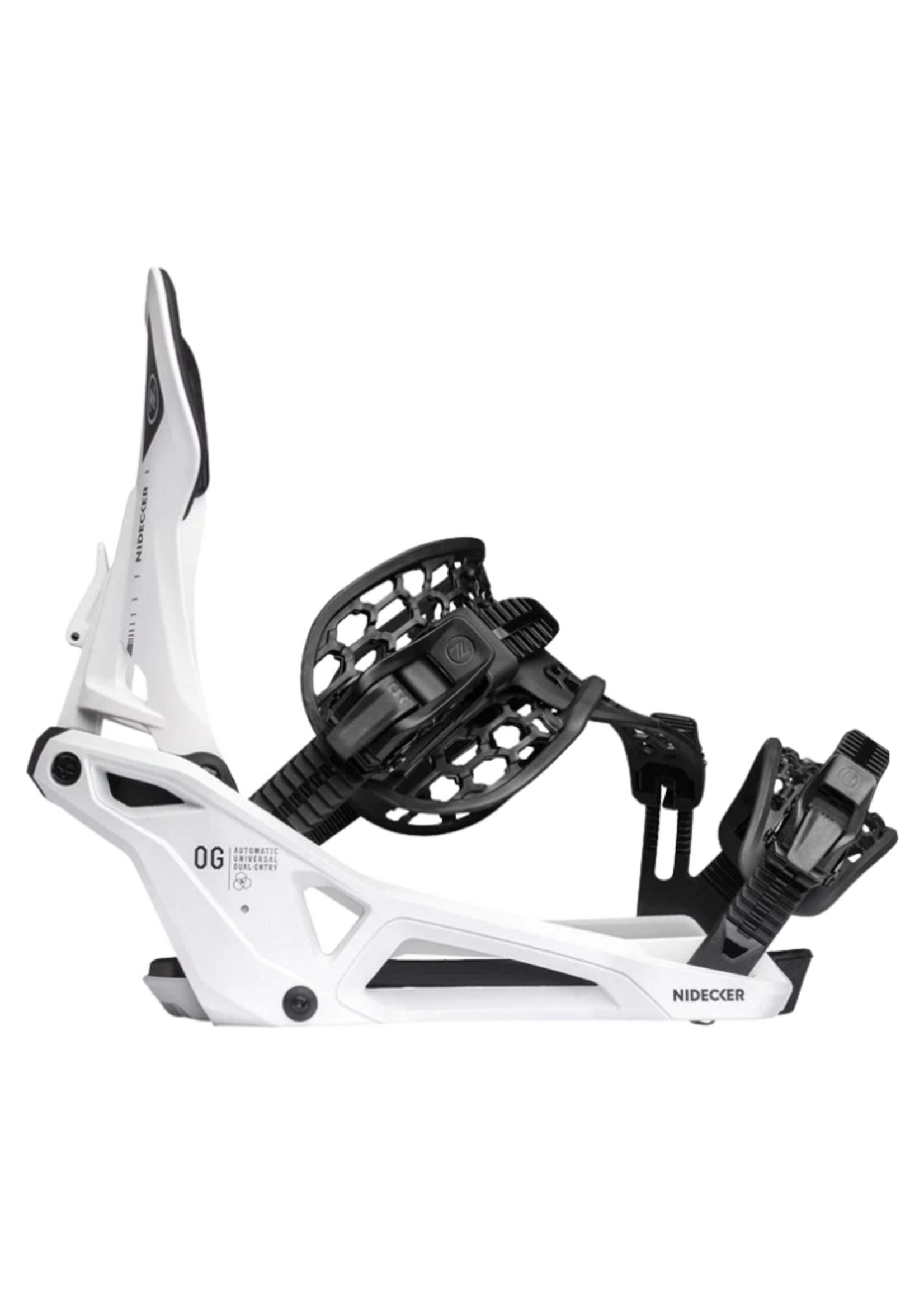 Nidecker OG Supermatic Unisex Snowboard Binding 2026 | White