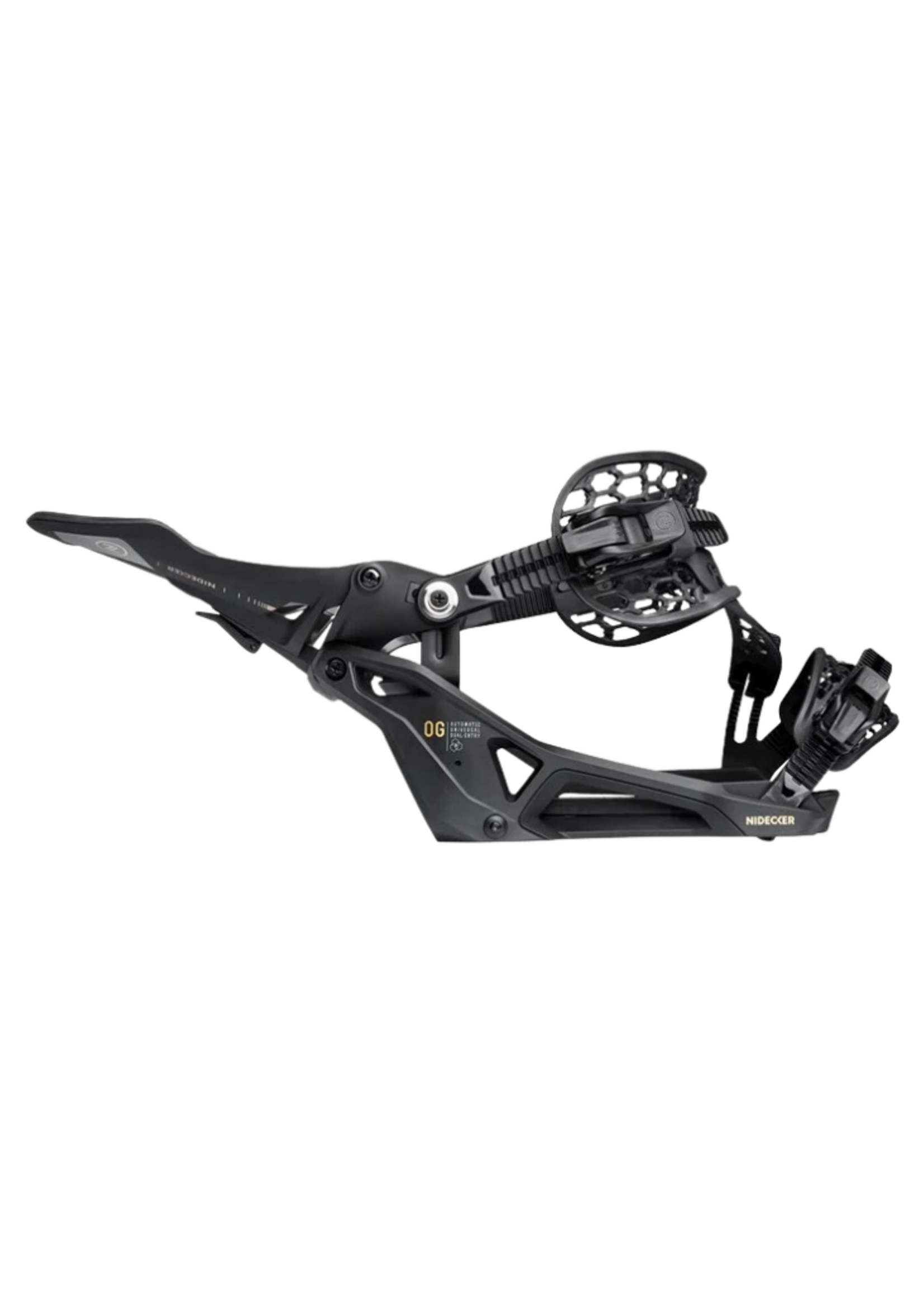 Nidecker OG Supermatic Unisex Snowboard Binding 2026 | Black